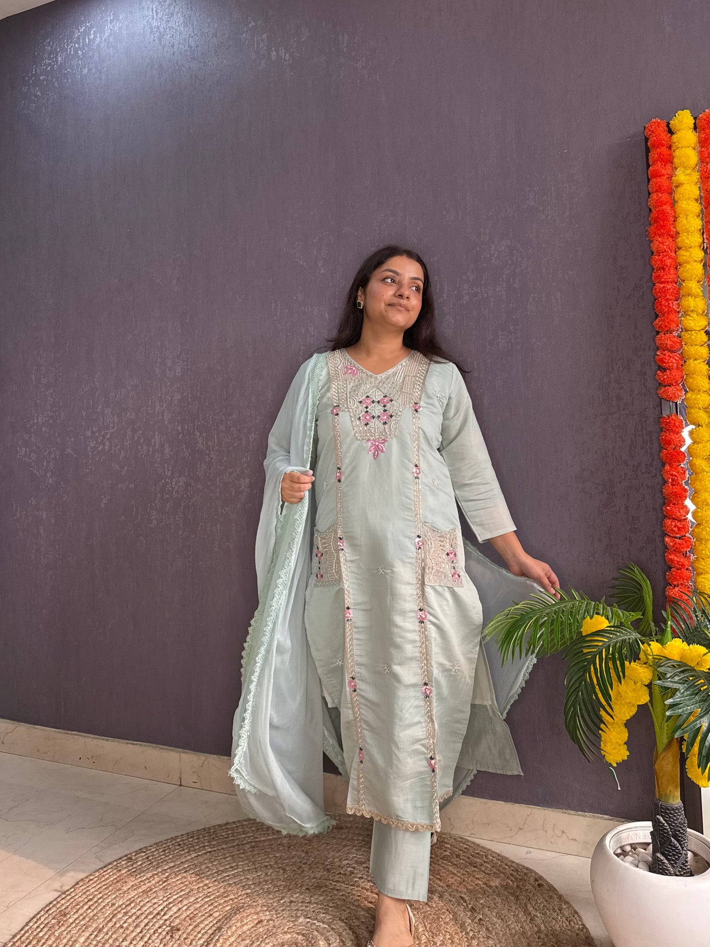 Handwork modal suit sets