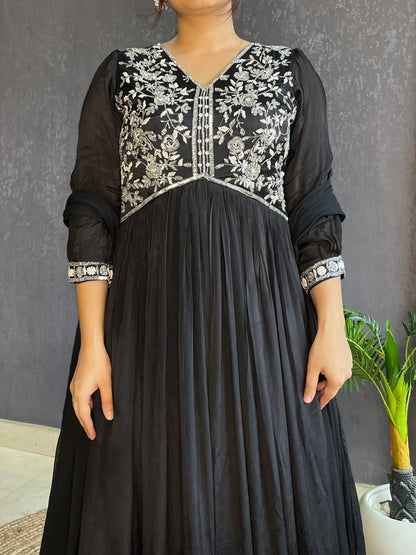 Handwork Anarkali suit