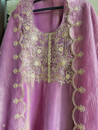 Luxurious Marori aari work suit