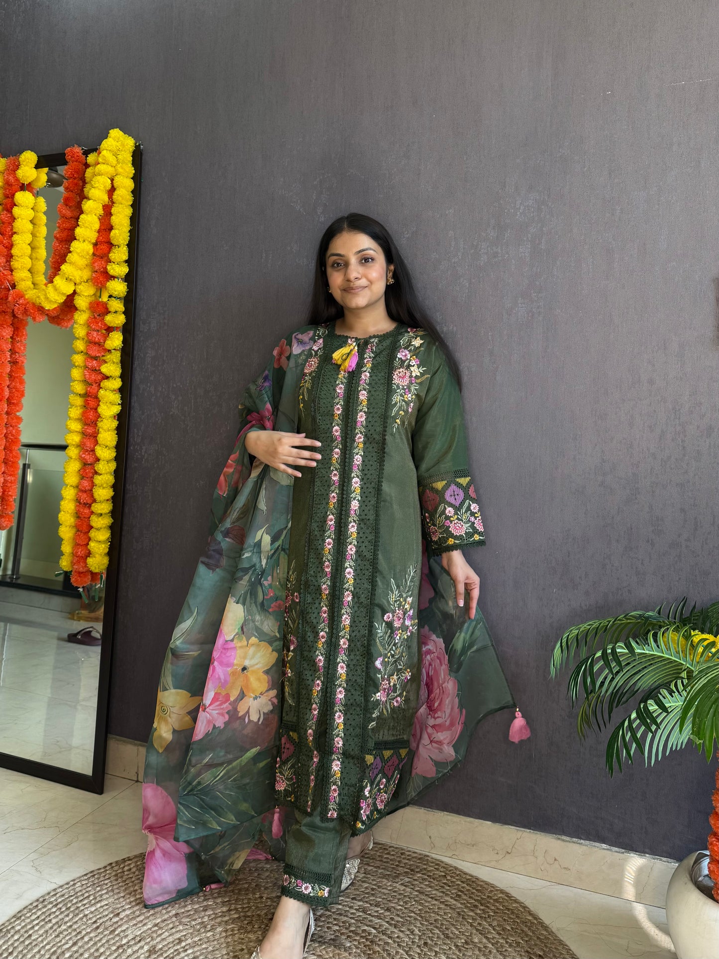 Angrakha Pakistani designer suit