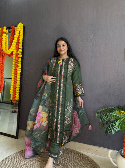 Angrakha Pakistani designer suit