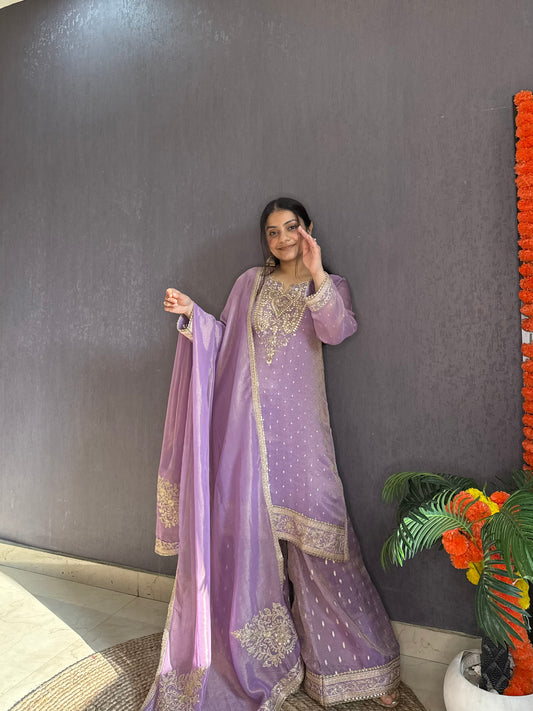 Luxurious Benarsi sharara set