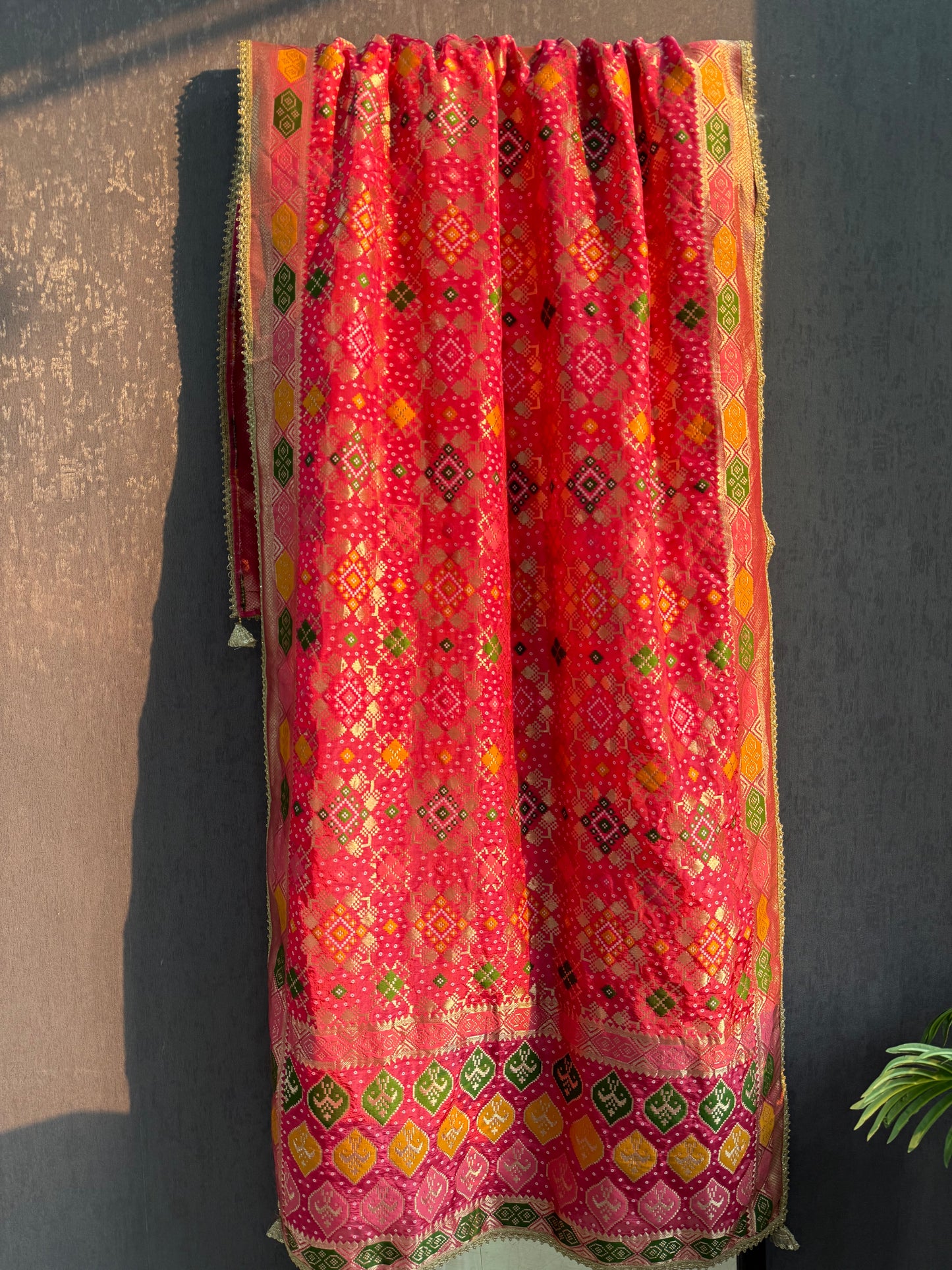 Luxurious patola kanjivaram silk suit