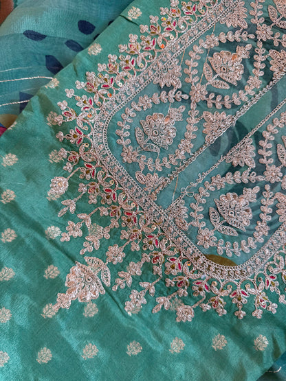 Benarsi aari work suit