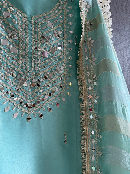 Luxurious Mirrorwork suit