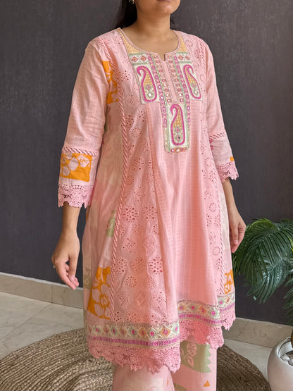 Pure cotton designer kurta set