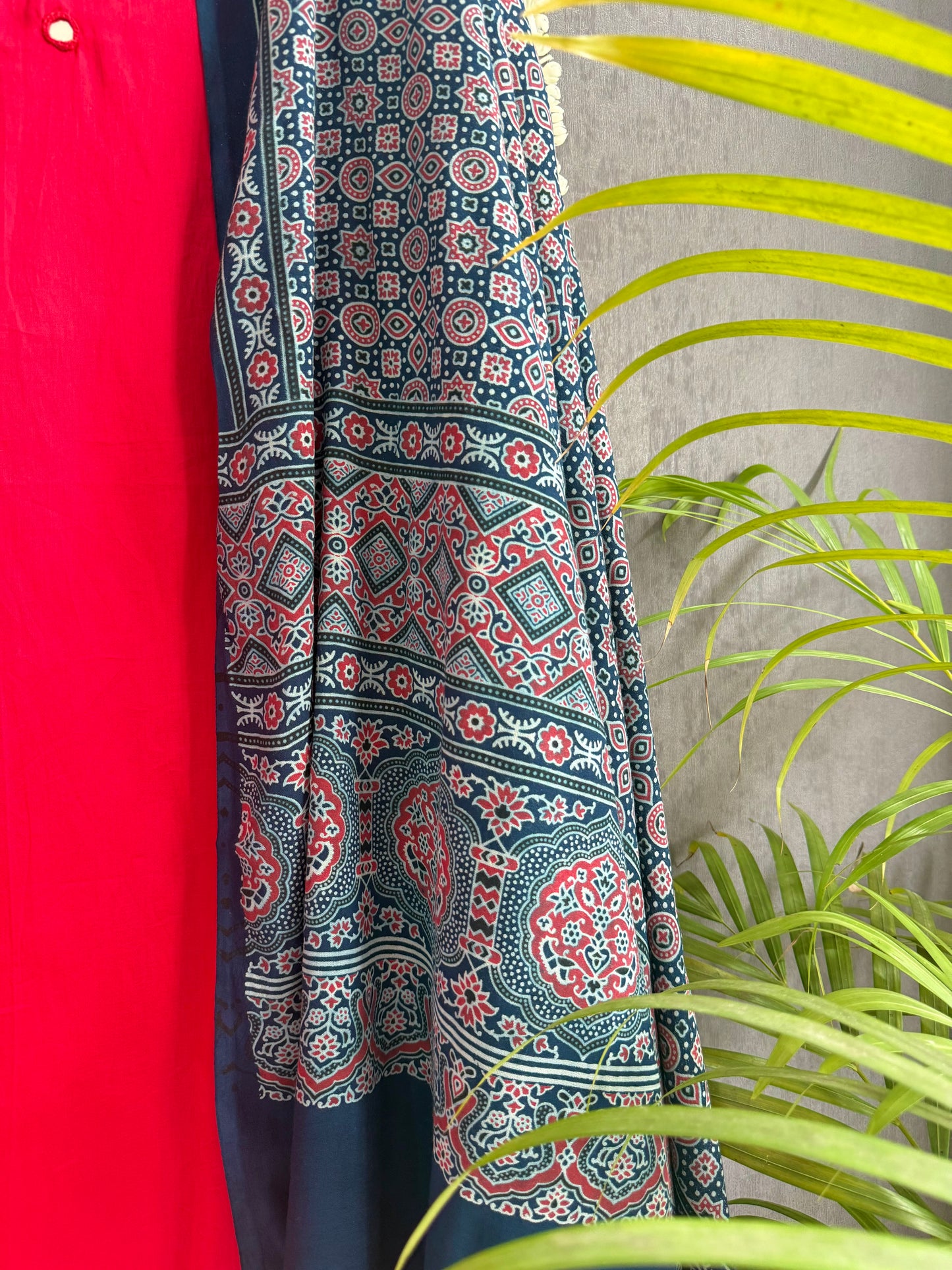 Cotton ajrakh suits