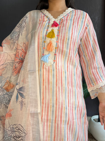 Linen designer suits