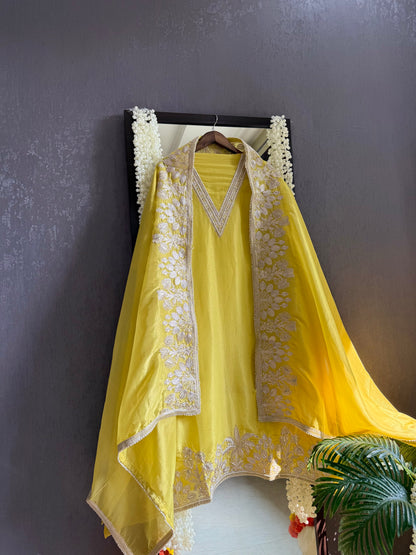 Luxurious Aari work handwork suit