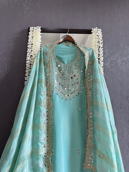 Luxurious Mirrorwork suit