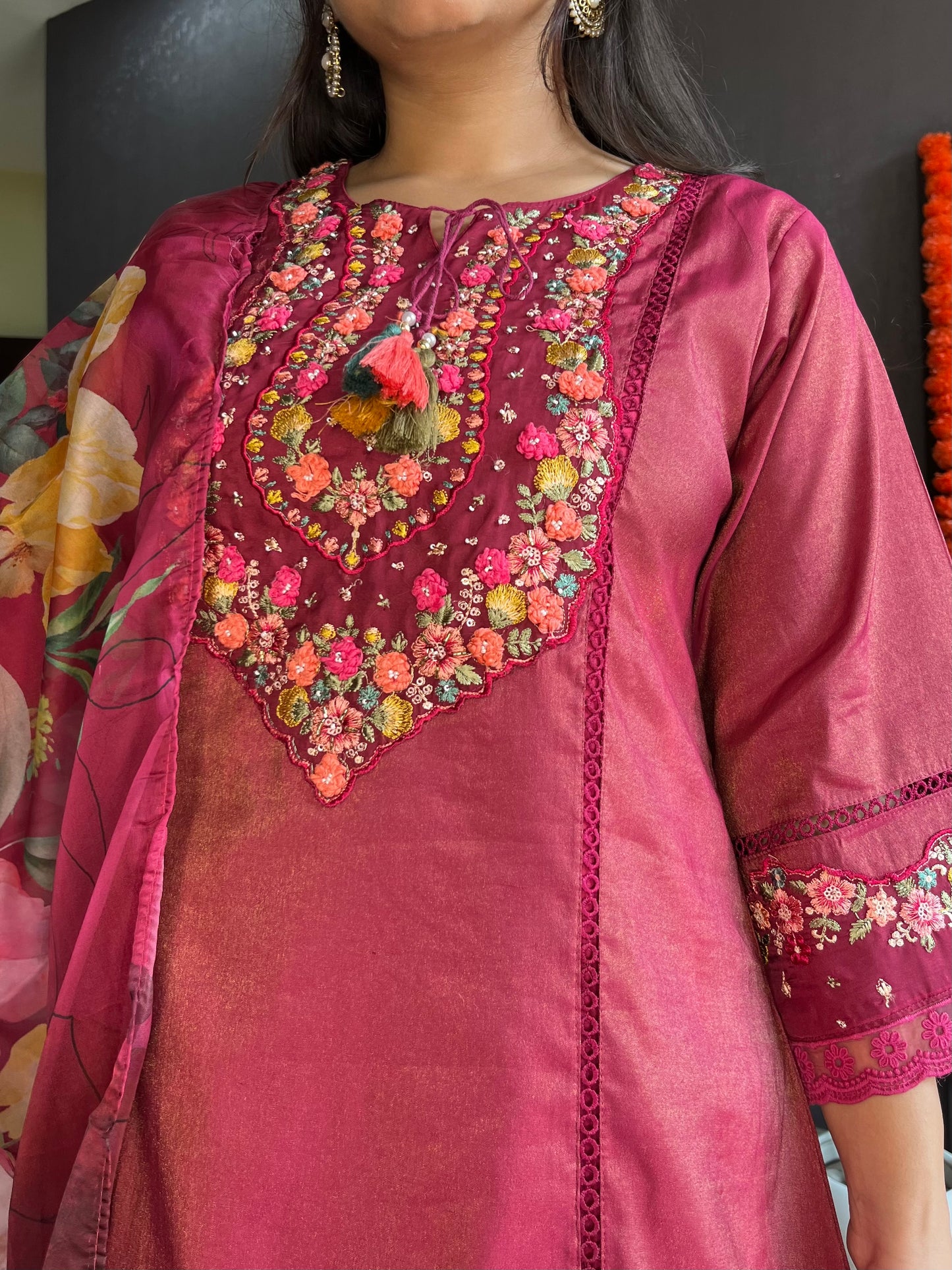Aline Pakistani Handwork suit