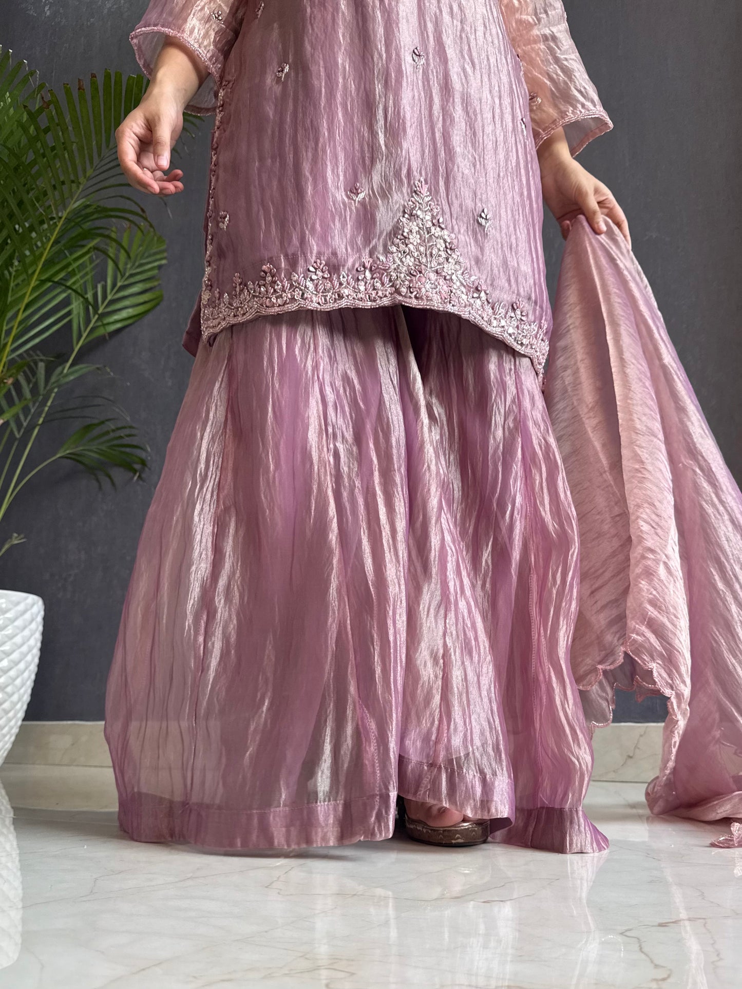 Handwork sharara set