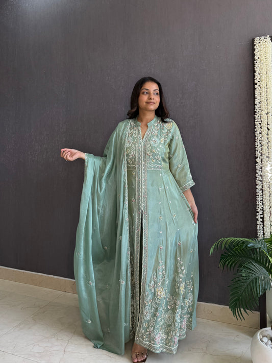 Handwork Anarkali suit