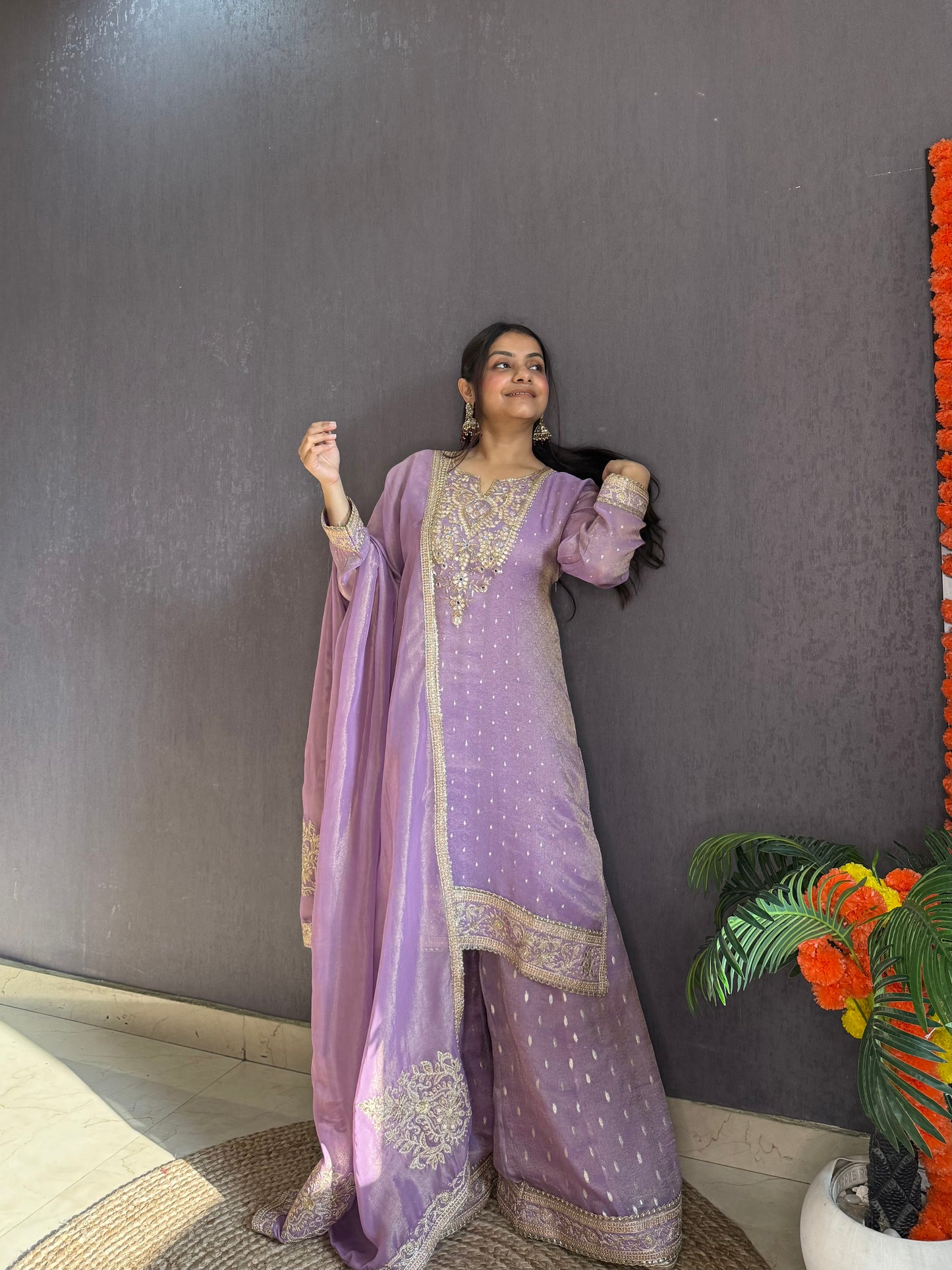 Luxurious Benarsi sharara set