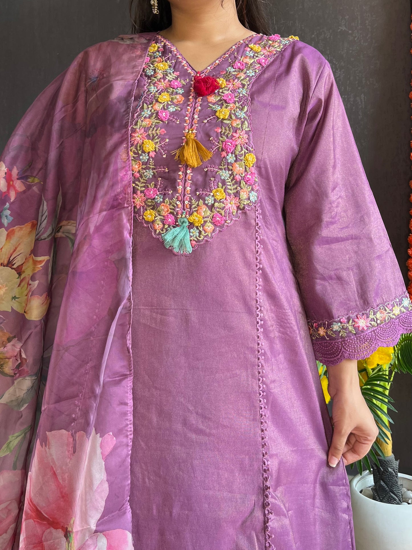 Aline Pakistani Handwork suit