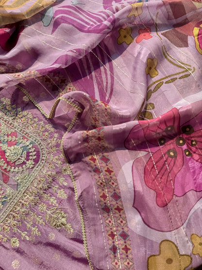 Benarsi aari work suit