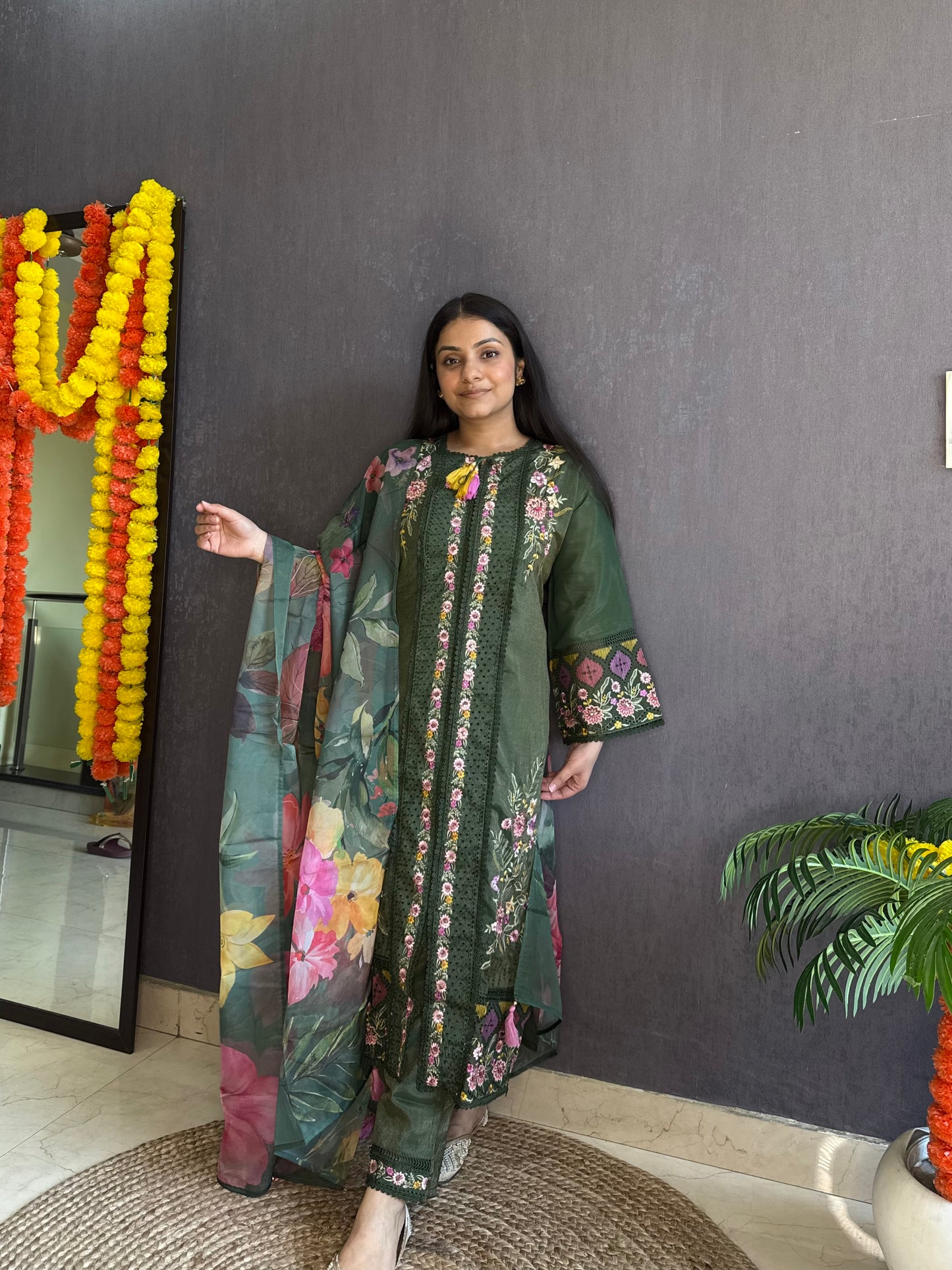 Angrakha Pakistani designer suit