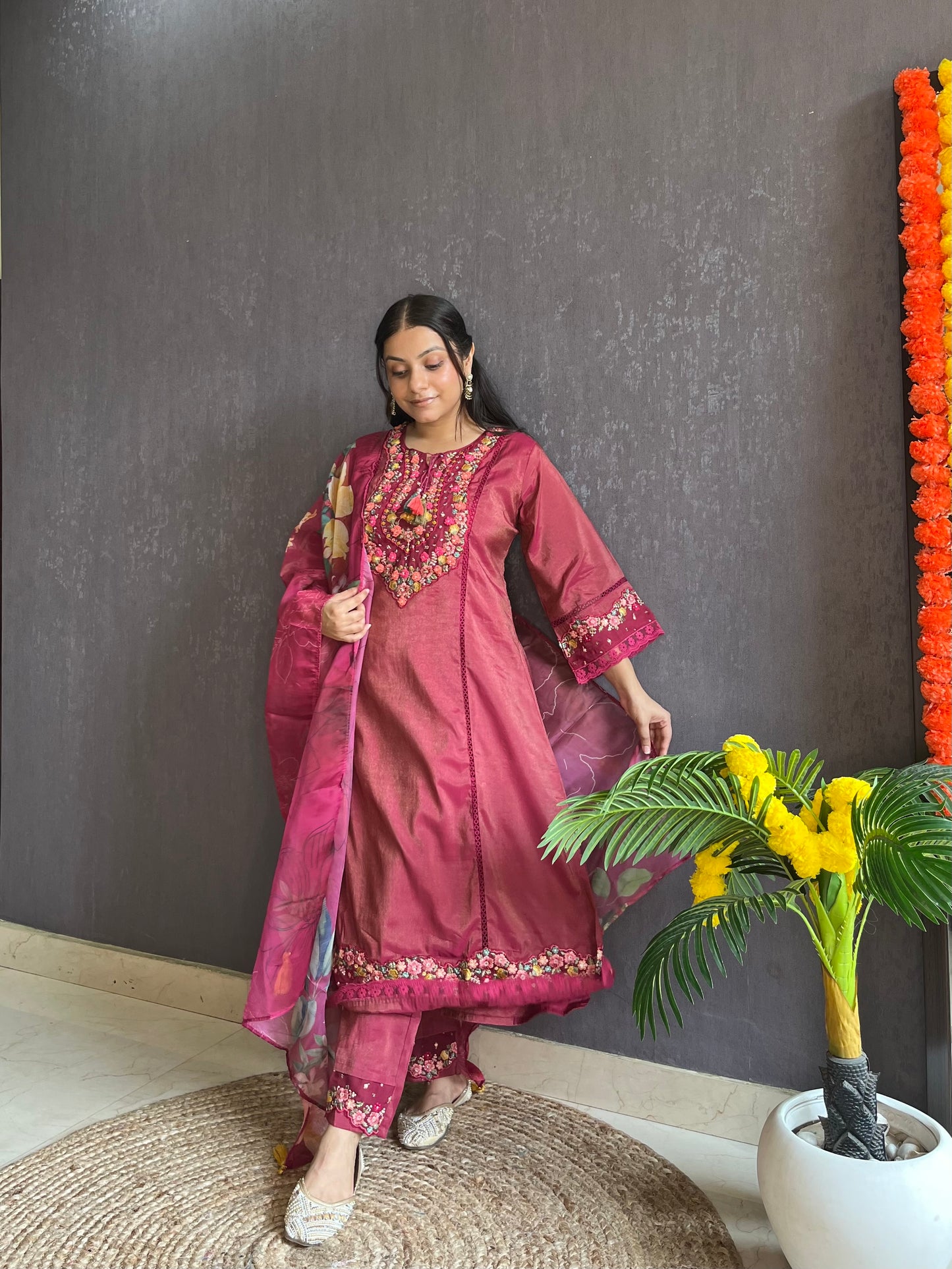 Aline Pakistani Handwork suit
