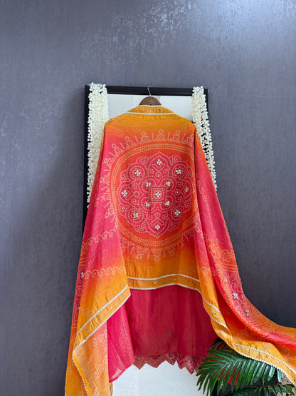 Luxurious Gotapatti Bangles suit