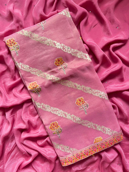 Meenakari Benarsi Tissue silk suit