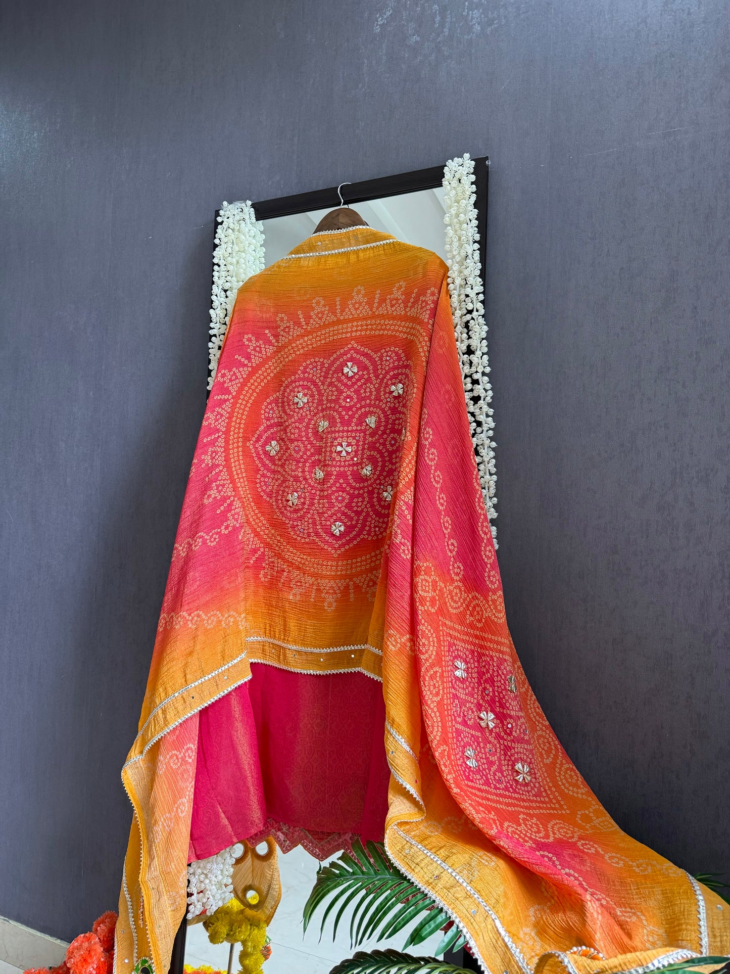 Luxurious Gotapatti Bangles suit