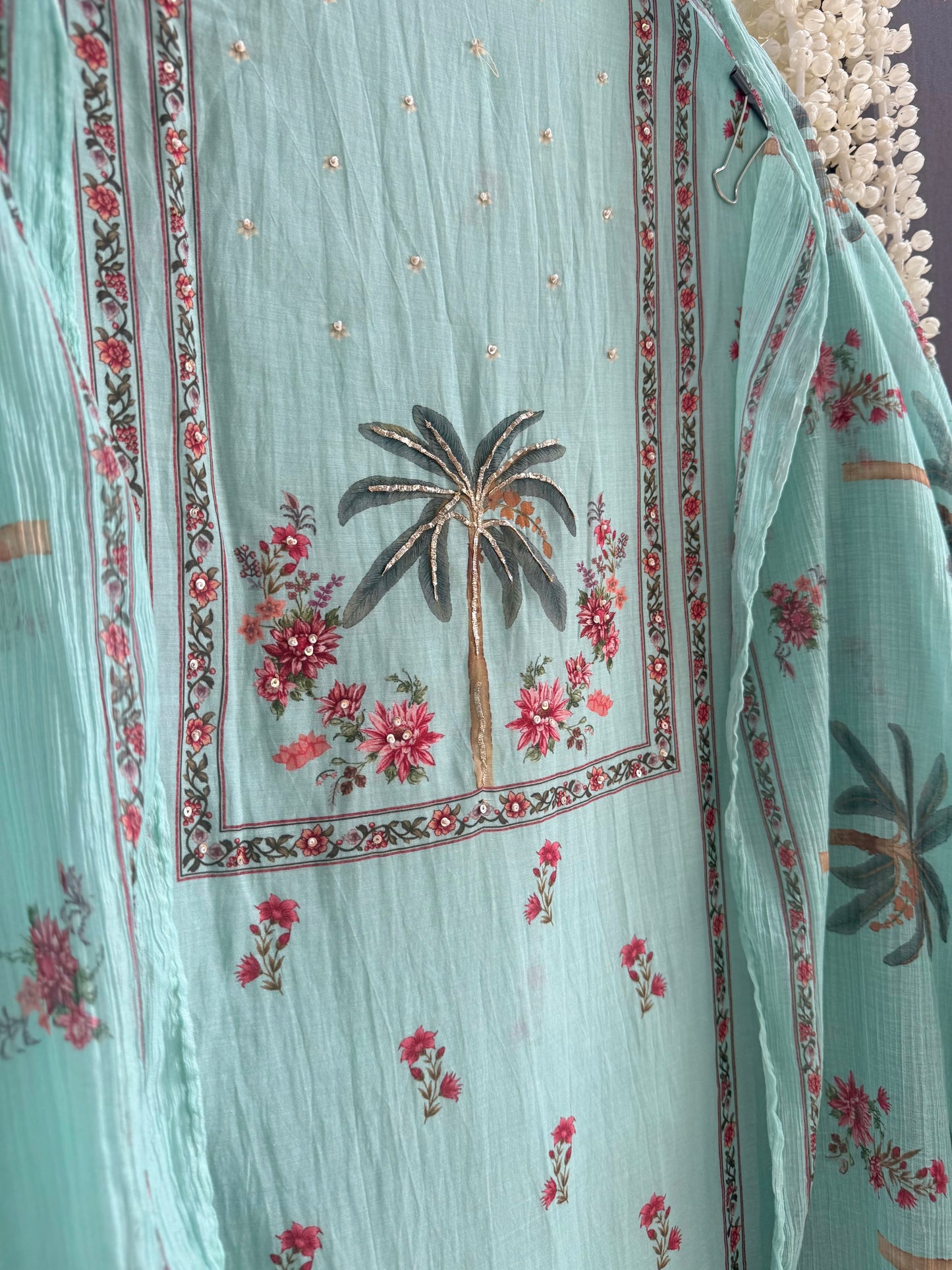 Mulmul cotton tropical suit