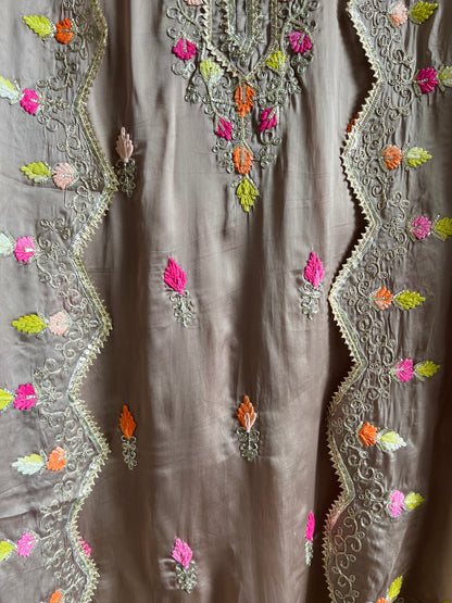 Luxurious Gotapatti silk suit