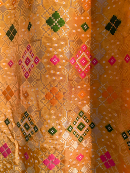 Luxurious patola kanjivaram silk suit