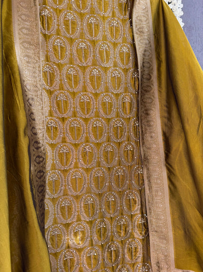 Brocade Benarsi silk suit