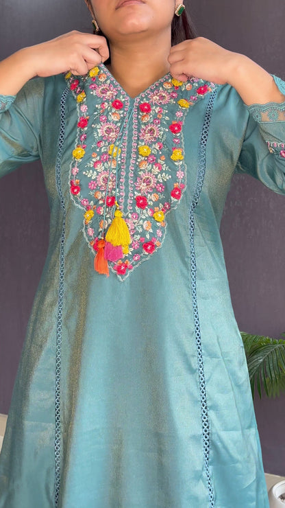 Aline Pakistani Handwork suit